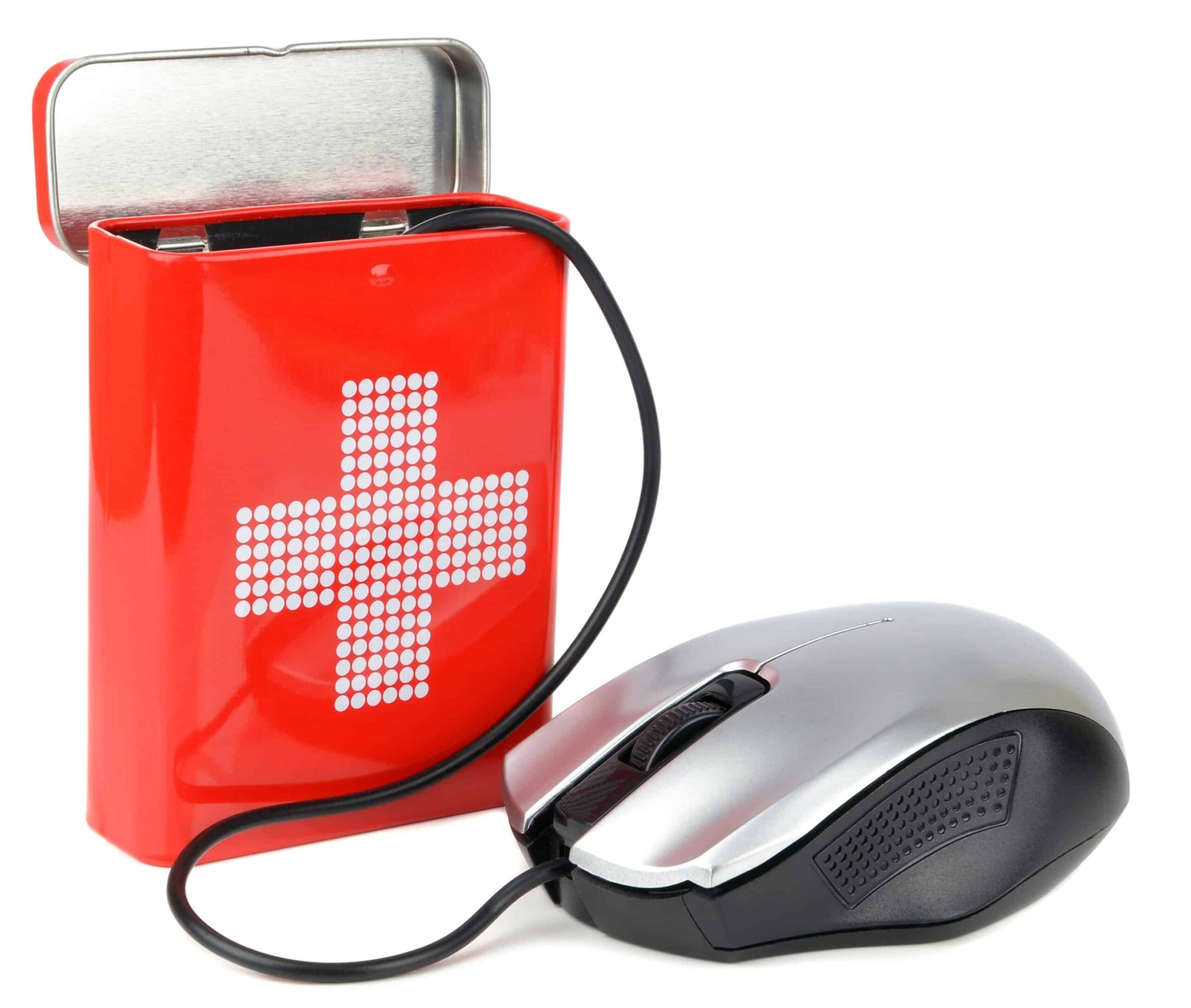 Mouse first aid IT services like maintaining computer-health