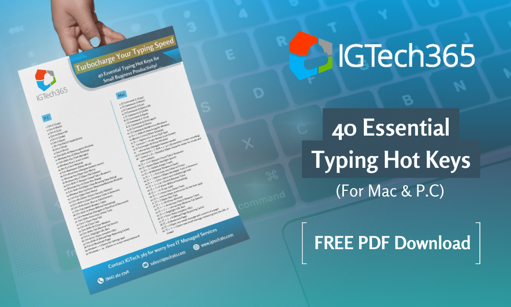 Typing Hot Keys  Free PDF Download