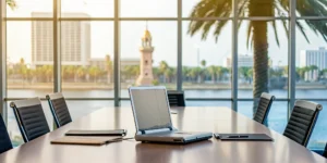 Professional legal IT services for a law firm in a modern Tampa office.
