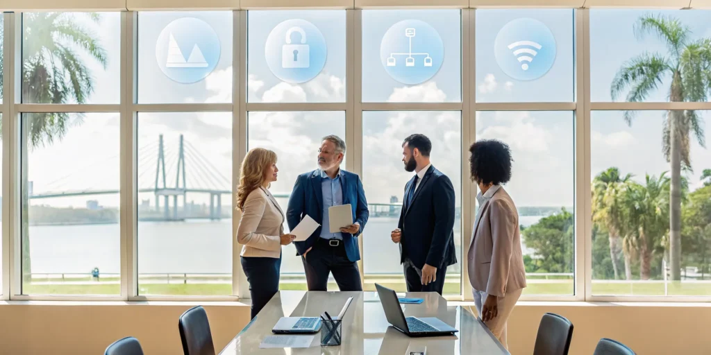 Tampa accounting firm discussing essential IT support, cybersecurity, and data protection services.