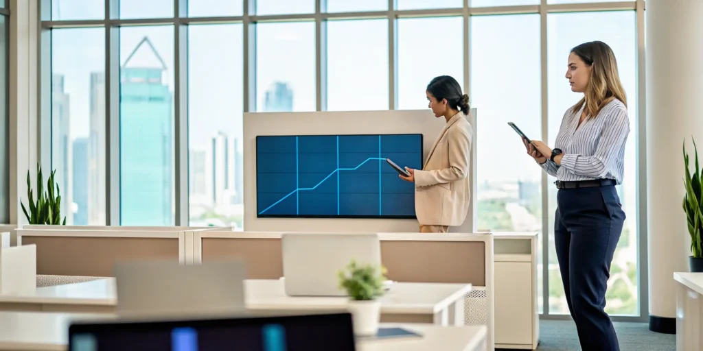 Professionals analyzing IT data to reduce ticket volume and employee frustration.
