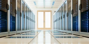 Server racks showing the hidden costs of keeping aging IT infrastructure.