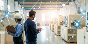 Manufacturing facility with cybersecurity network overlay protection