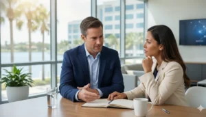 Power Platform consulting conversation between an IT advisor and a growing business leader